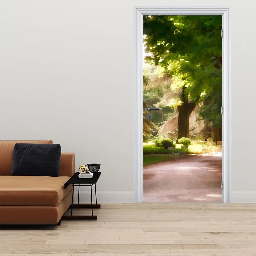Fototapeta na dvere - Park (95x205cm)