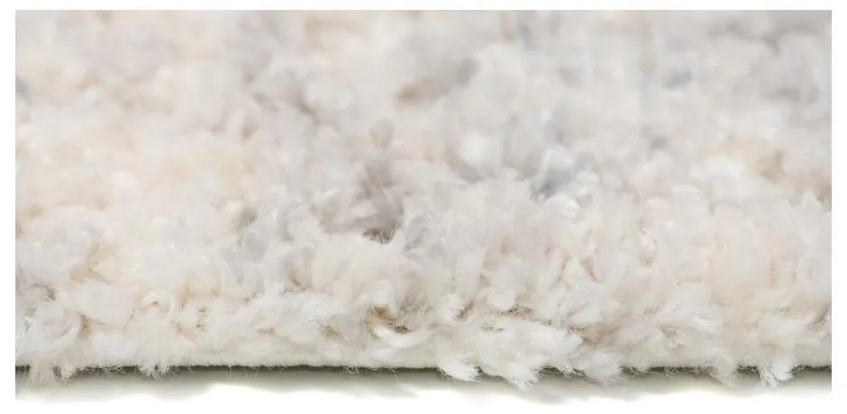 Kusový koberec shaggy Umut krémovo sivý 120x170cm