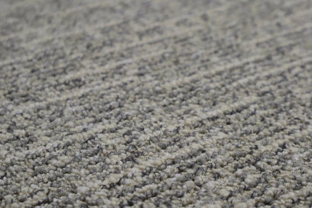 Vopi koberce Kusový koberec Alassio šedobéžový okrúhly - 400x400 (priemer) kruh cm