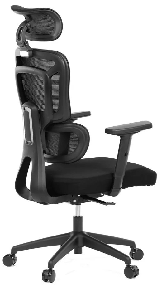 Kancelárska ergonomická stolička MARIA — látka, čierna