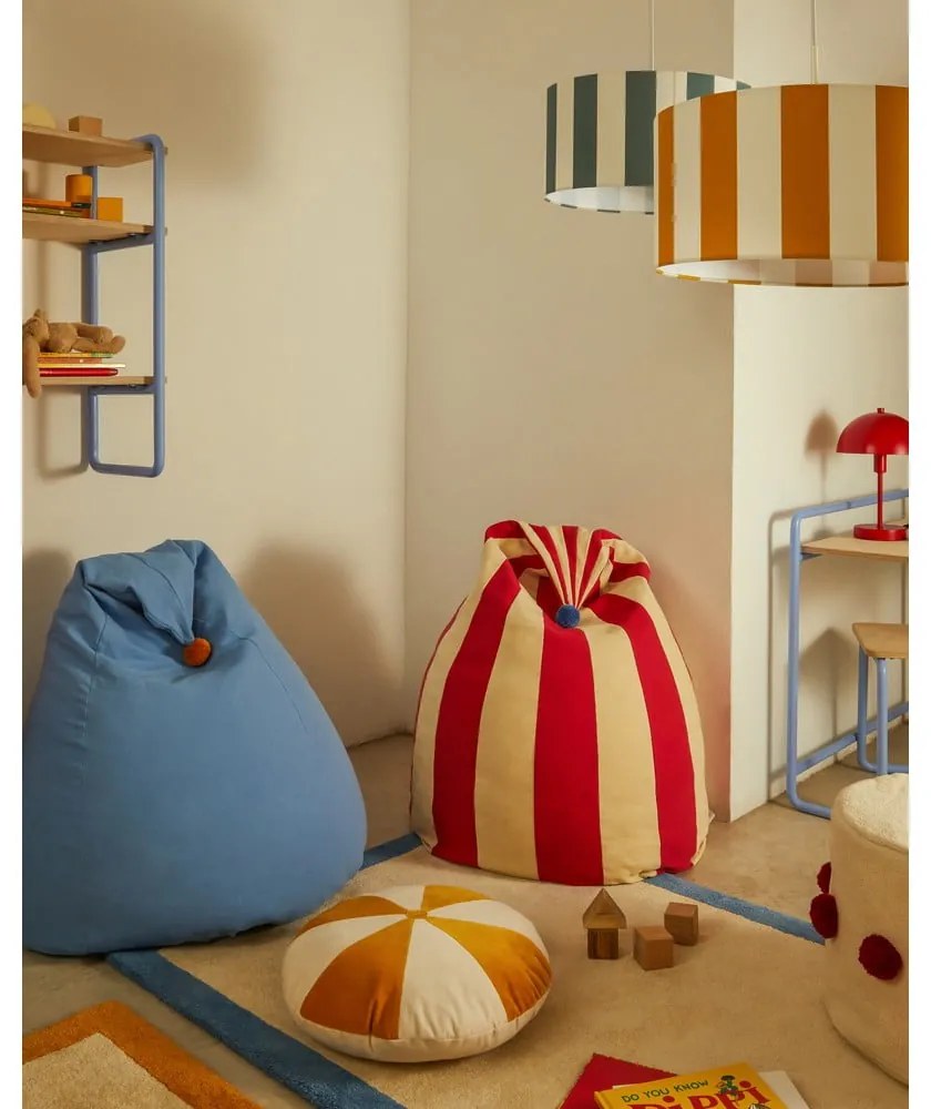 Modrý detský sedací vak Olvi – Kave Home