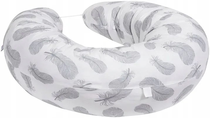 Dojčiaci vankúš BABYMAM PREMIUM - Pierka s bielou