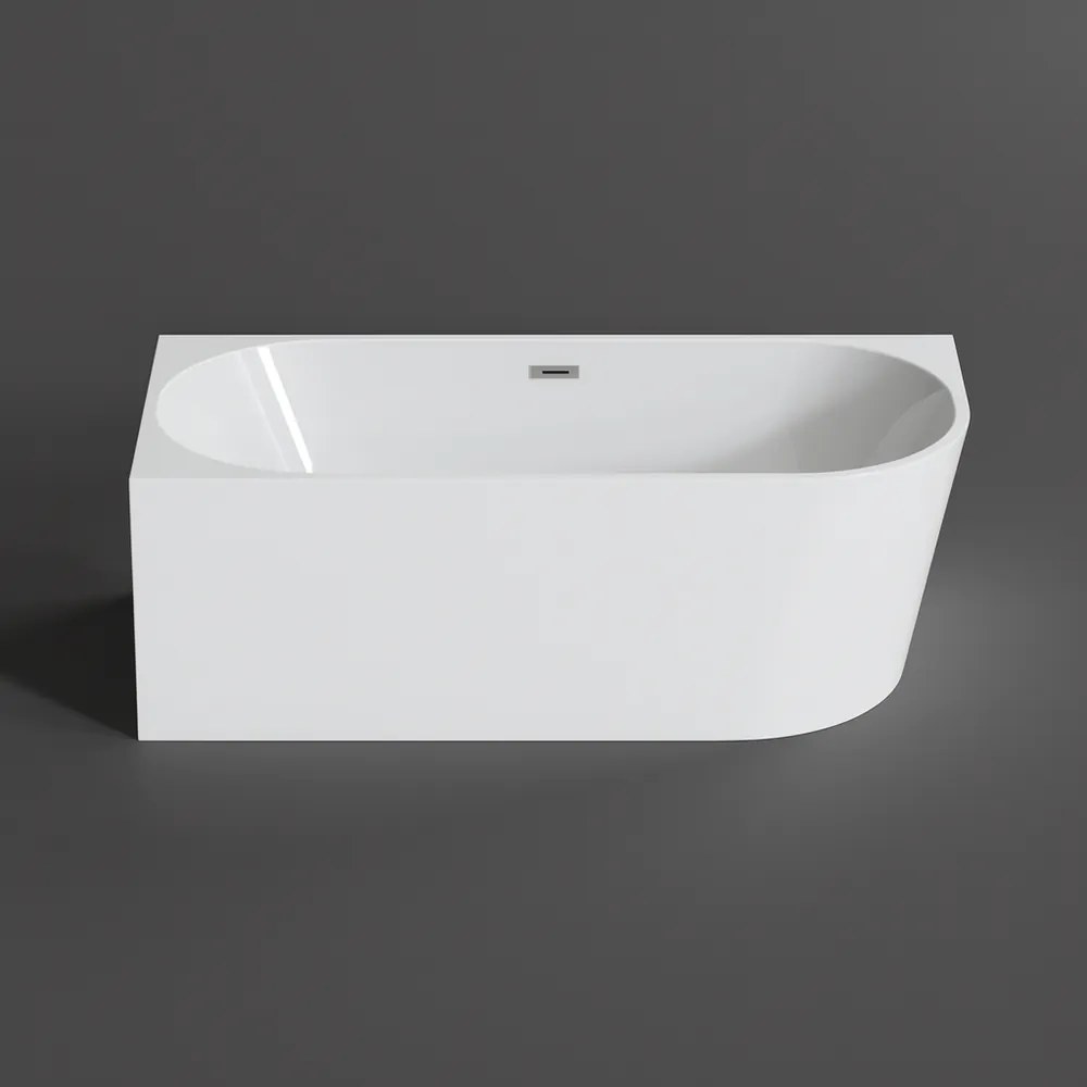 CORNER polo-voľne stojaca vaňa do rohu, ľavá, biela, 150x75x58 cm