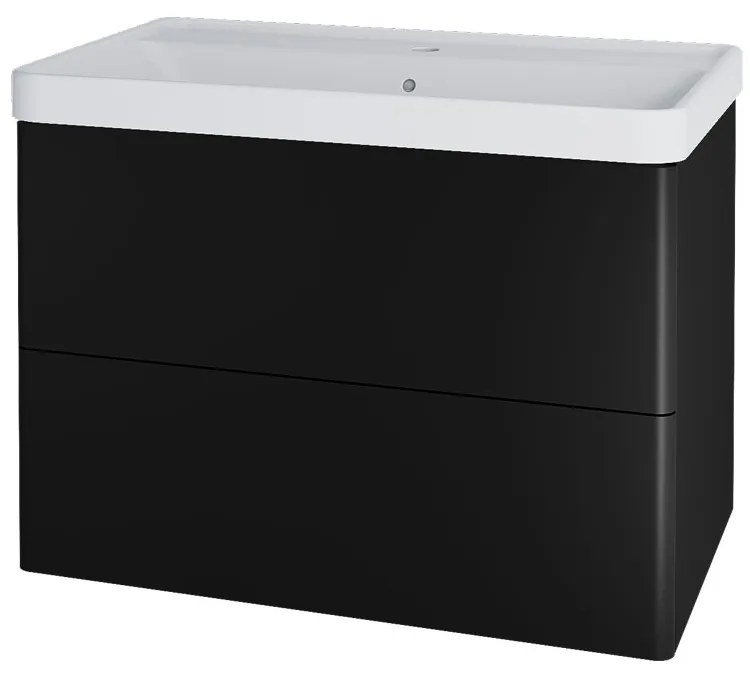 Mereo Mereo, Siena, kúpeľňová skrinka s keramickým umývadlom 81 cm, MER-CN441