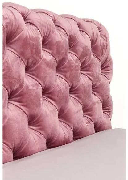 Desire Velvet manželská posteľ 180x200 cm ružovo fialová