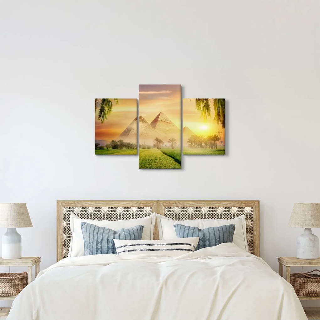 Obraz - Pyramídy (90x60 cm)