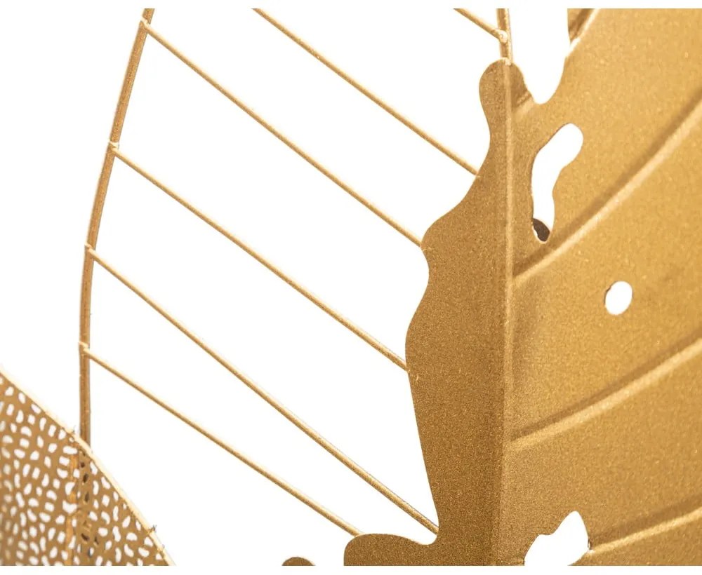 Kovová nástenná dekorácia 53x84,5 cm Autumn Leaf - Mauro Ferretti