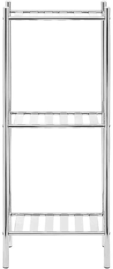 Kúpeľňový regál v striebornej farbe 33x78 cm – Premier Housewares