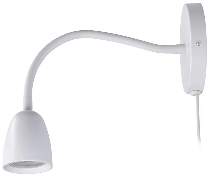 Nástenná LED lampička stmievacia 4 W, biela