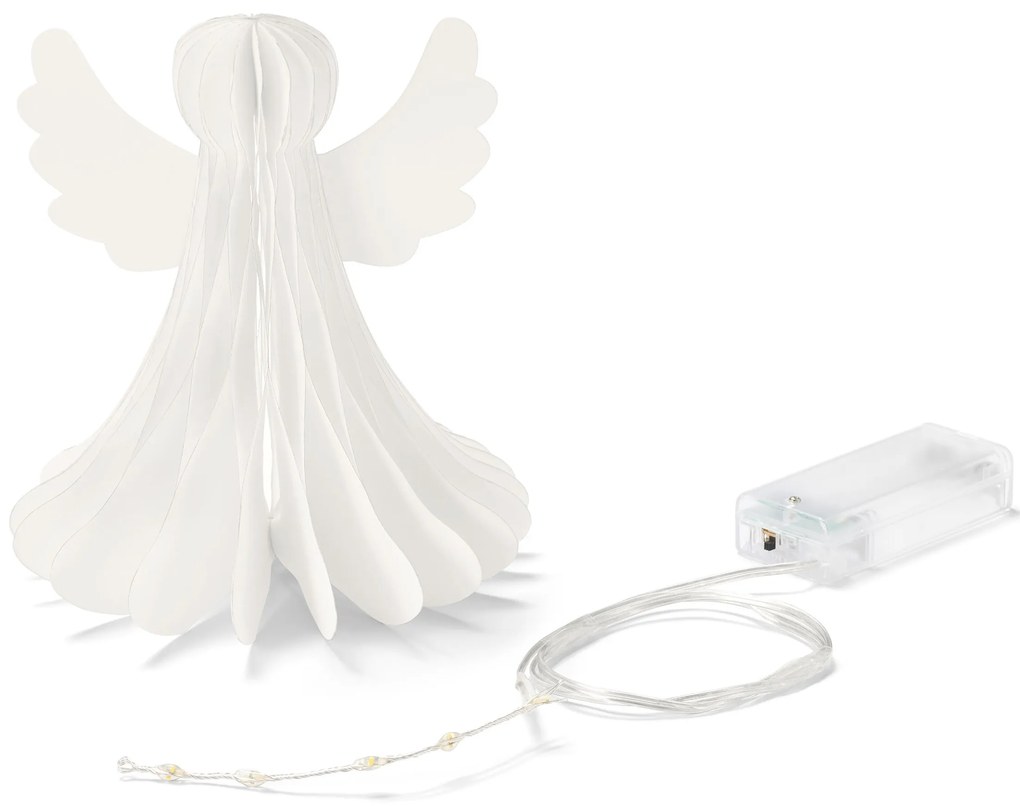 Papierový LED anjel, malý