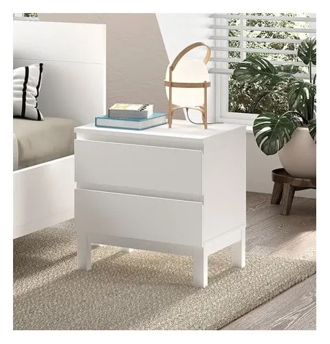Biely detský nočný stolík Eva – Vipack