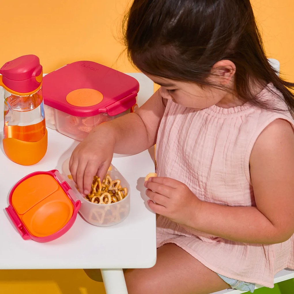 Sport fľaša na pitie 600 ml - ružová/oranžová