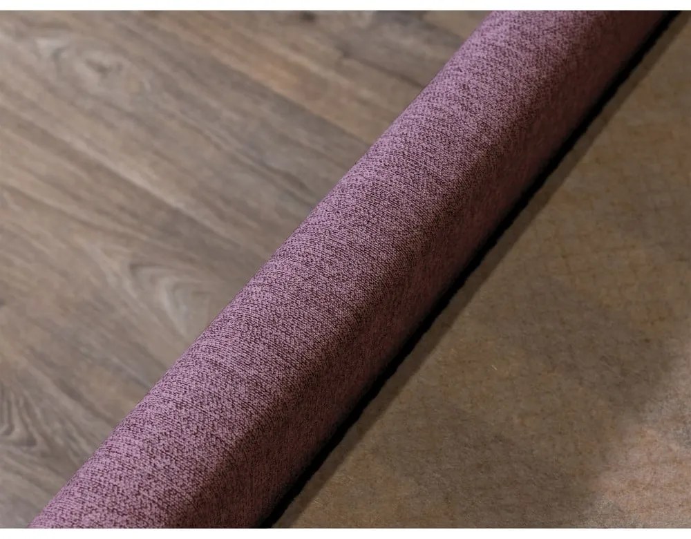 Ružová čalúnená dvojlôžková posteľ s úložným priestorom a roštom 180x200 cm Garancia – Bobochic Paris