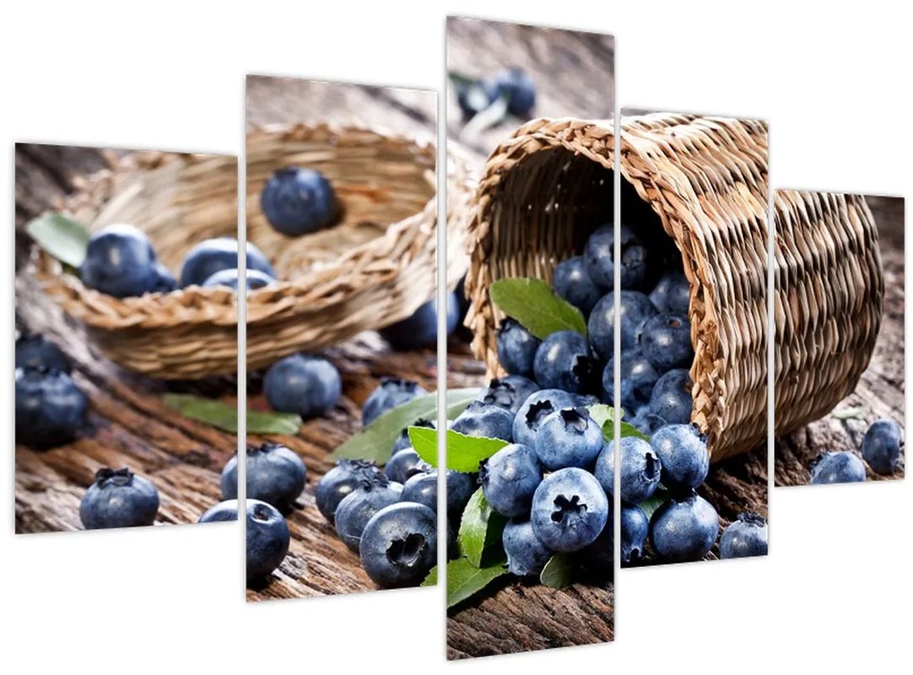 Obraz - Šťavnaté čučoriedky (150x105 cm)