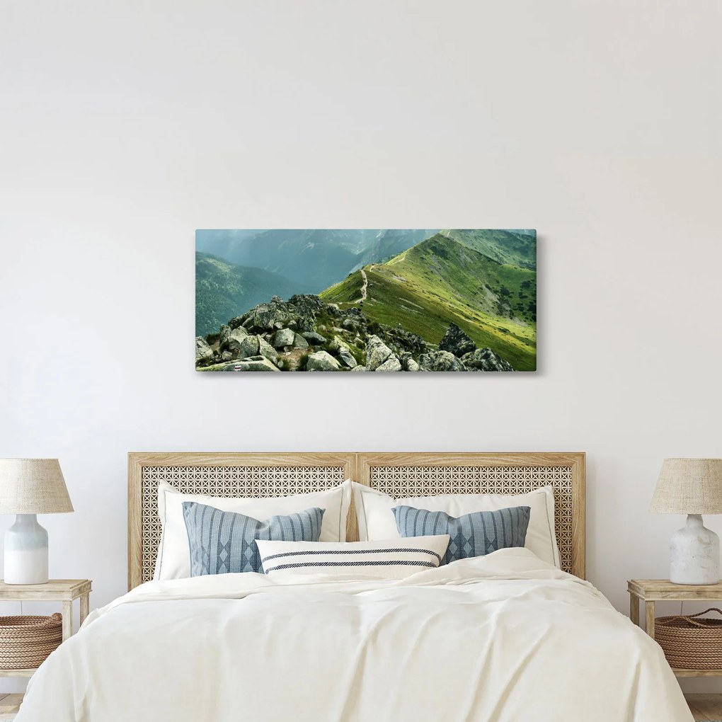 Obraz - Horská krajina (120x50 cm)