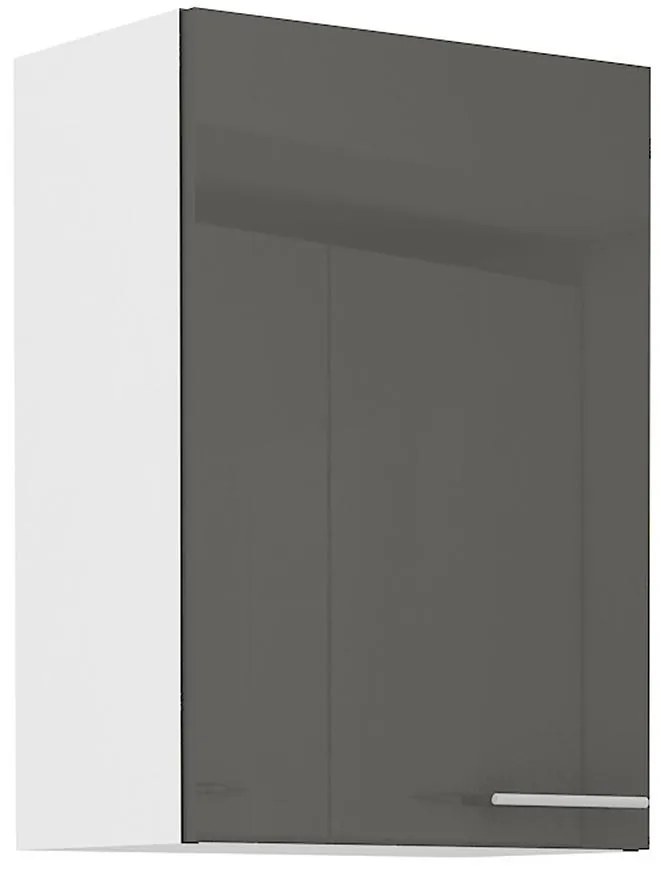 Kuchynská skrinka Lara 50g-72 1f Mdf sedá lesk