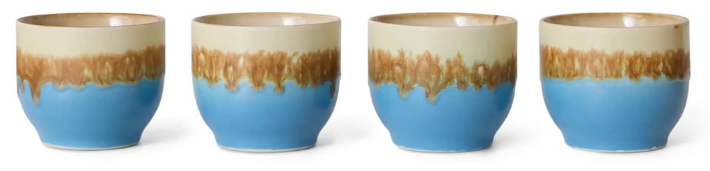 HK living Kameninový hrnček café cup 70's Shores 250 ml