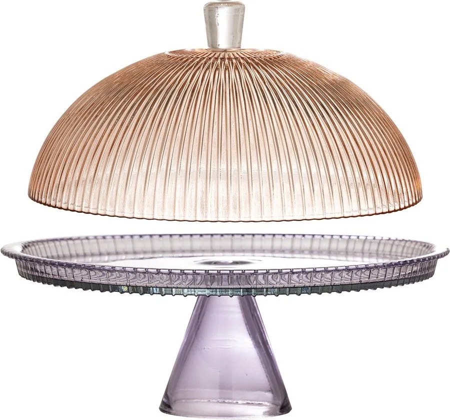 Sklenený podnos s vekom Tayo – Bloomingville