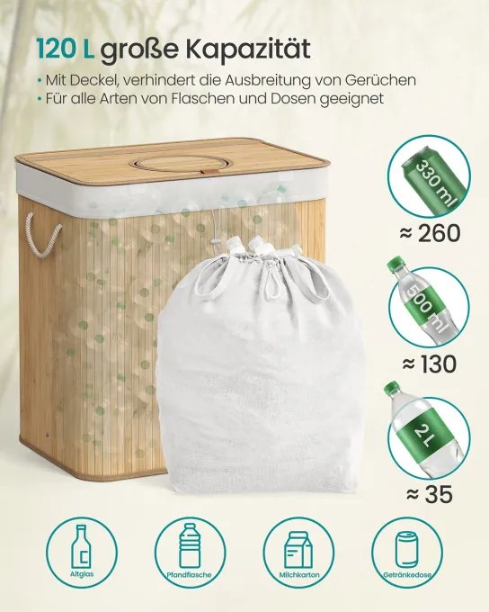 Kôš na PET fľaše 120L RRB012Y01