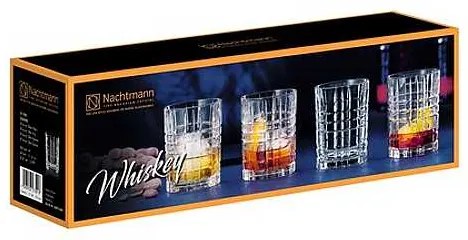 Nachtmann SQUARE poháre na whisky 345, 4 ks