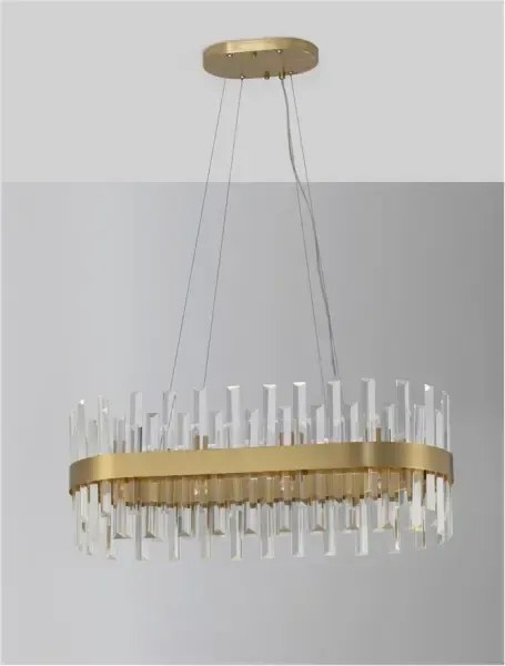 Luxusný luster Crown 80 zlaté