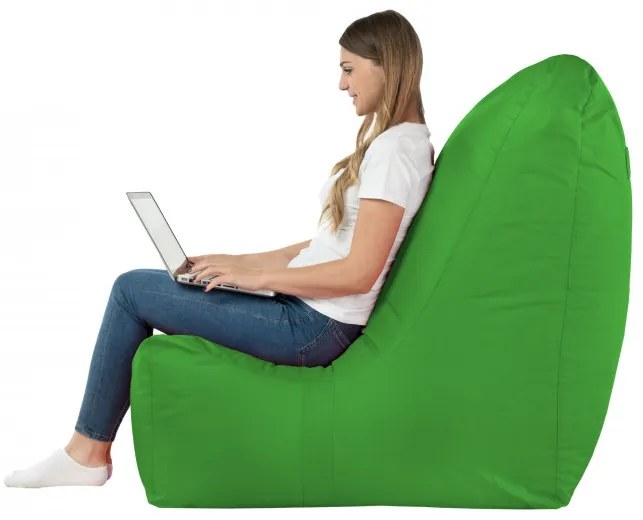 Moderné kreslo DISTINTO zelené (OUTDOOR)