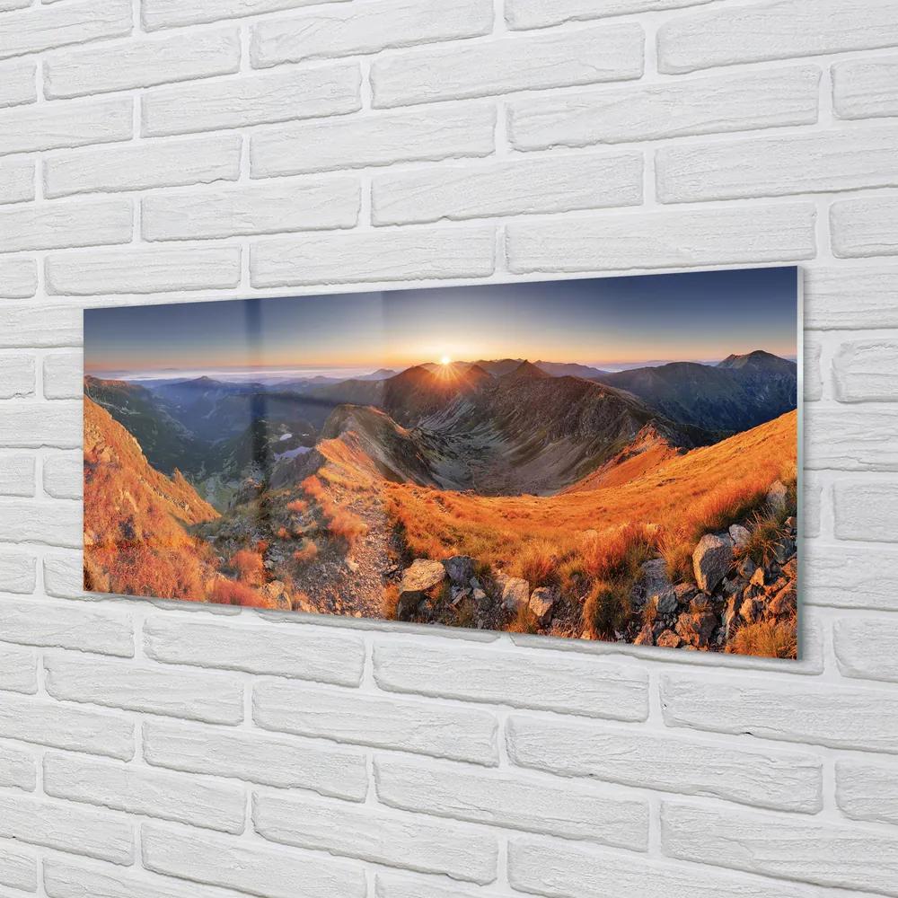 Obraz plexi Horské slnko 120x60 cm