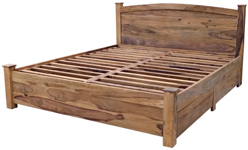 furniture-nabytek.cz - Posteľ z masívu 180x200 s úložným priestorom