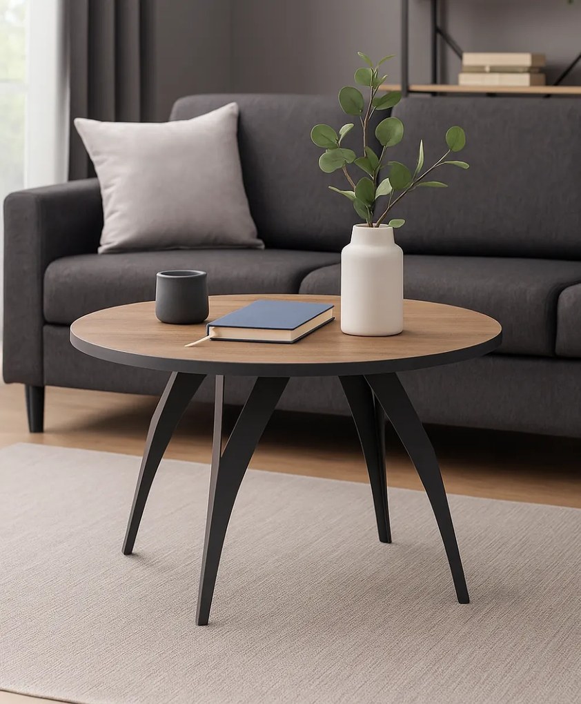 OKRÚHLY KONFERENČNÝ STOLÍK SIMONE 75 cm