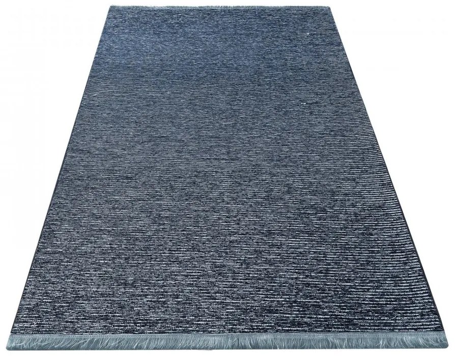 Kvalitný modrý koberec do obývačky Šírka: 80 cm | Dĺžka: 150 cm