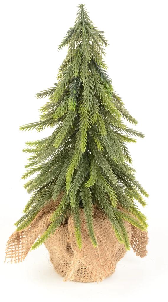 DECOREUM Malý umelý vianočný stromček PE prírodný 49cm 127380