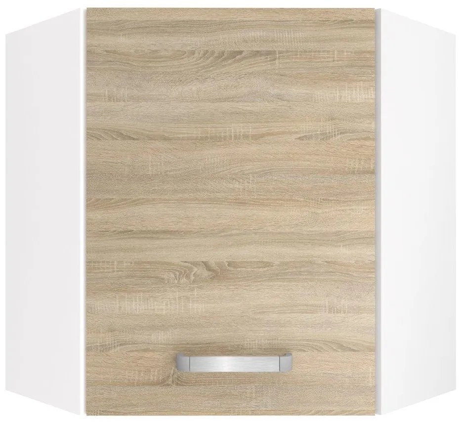Kuchynská skrinka Belini horná rohová 60 cm dub sonoma TOR SGN60/1/WT/DS/0/U