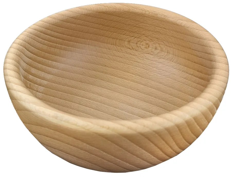 AMADEA Drevená miska, masívne drevo, 14 cm