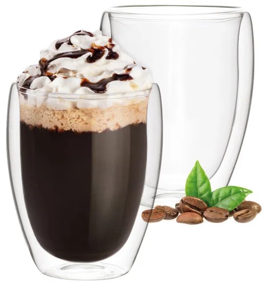 Sada dvoch pohárov CEMBRA s dvojitým dnom ALL 932889 300 ml