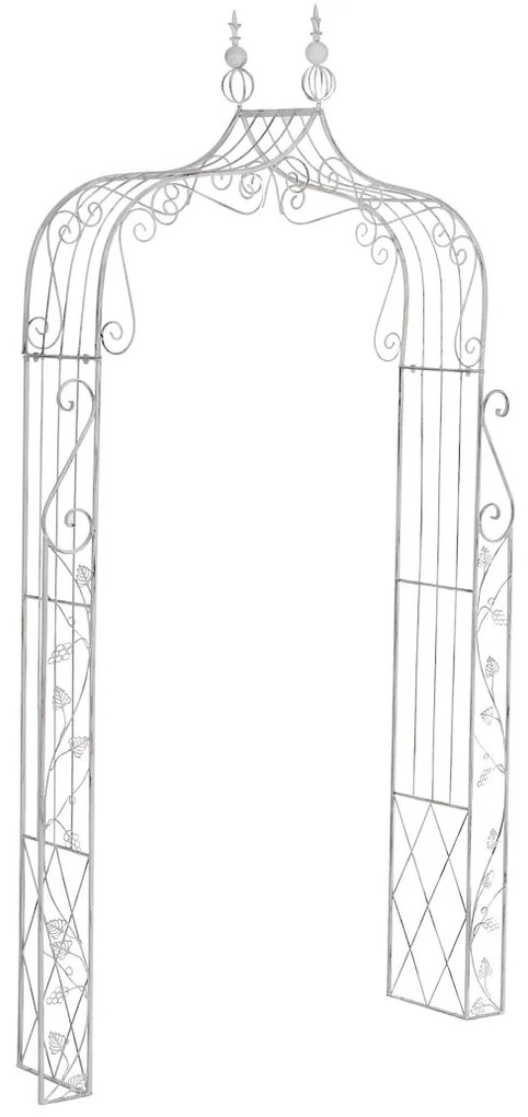Oblúk na ruže Wine - Biela antik