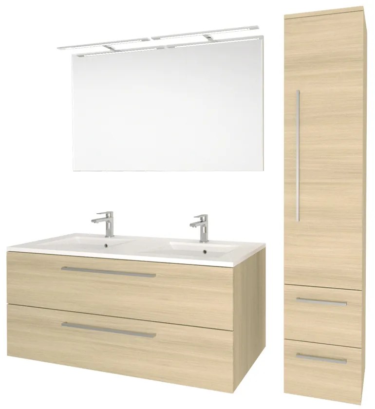 Mereo Bino, kúpeľňová skrinka spodná 50 cm, dub Sand Barbera, MER-CN634