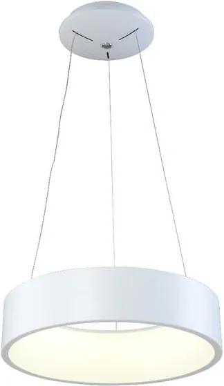 Biele závesné svietidlo s LED svetlom SULION Haze