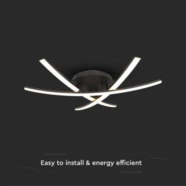 LED Stropné svietidlo LED/20W/230V 3000K čierna