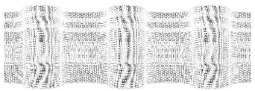 Priehľadná riasiaca páska 1:2 vlna 15.100.200.3 Tovar na mieru