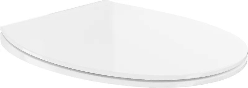 Mexen Egg doska pomaly zatvárajúca slim, duroplast, biela lesklá - 39243000