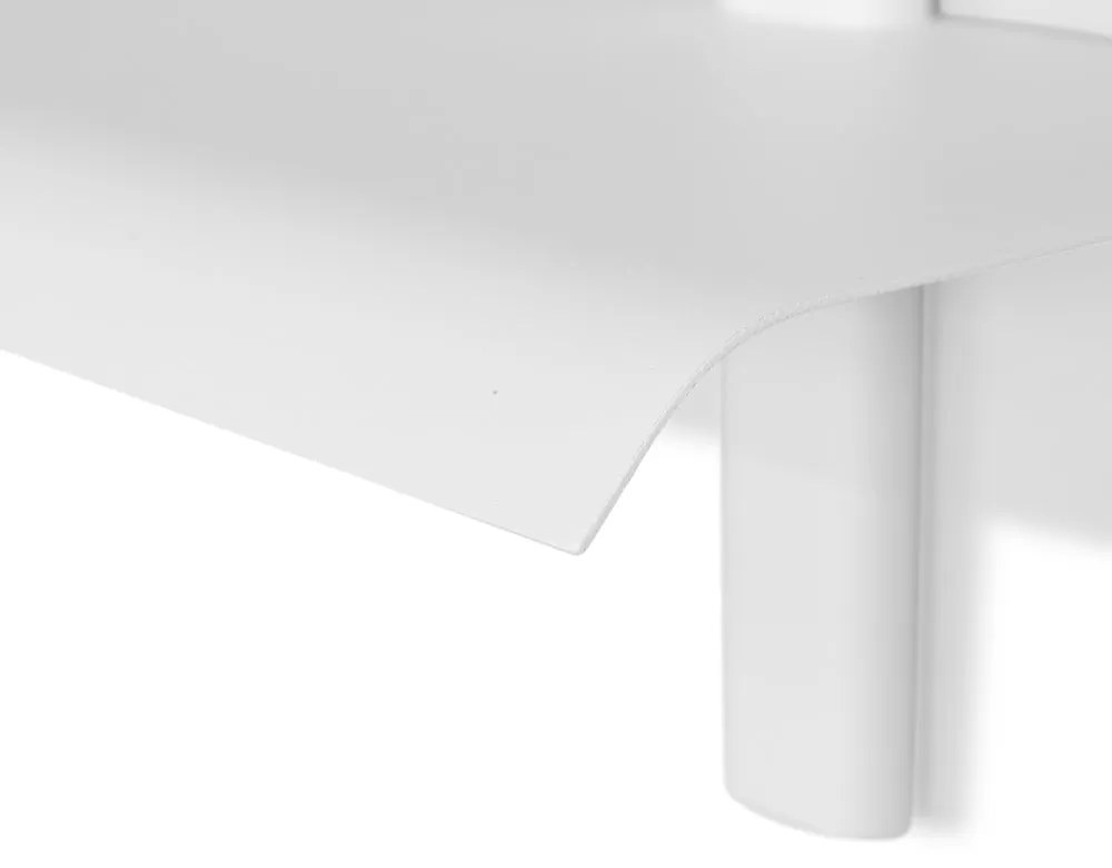 Biela kovová polica 60 cm Hola – Spinder Design