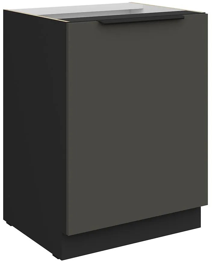 Kuchynská skrinka Aria-Gr/Bl Anti Fingerprint 60d 1f Bb