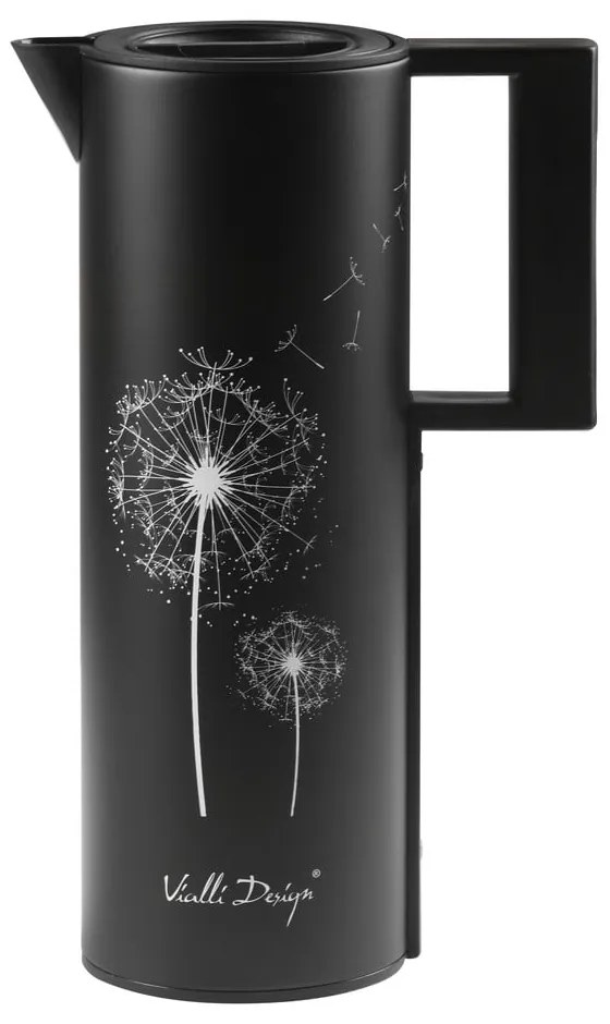 Čierna termoska 1 l Corto – Vialli Design