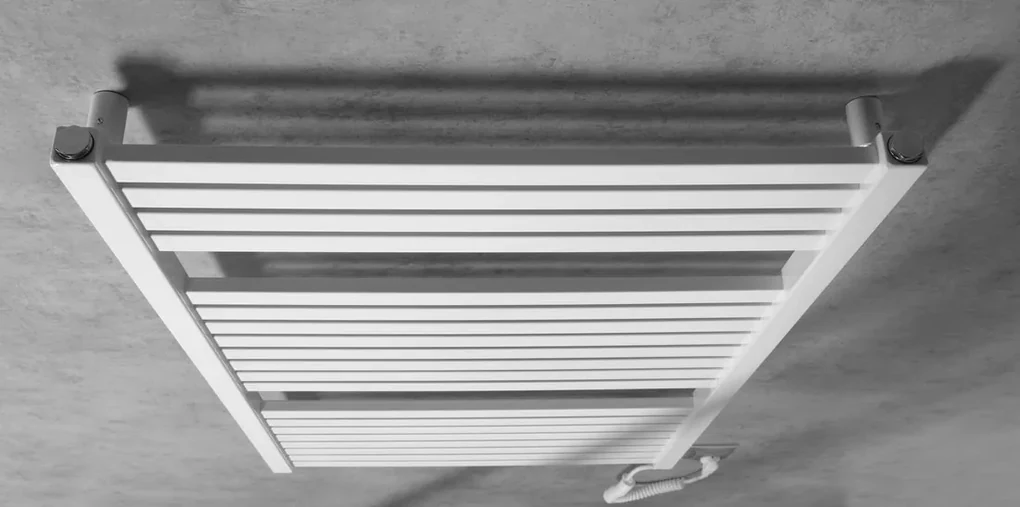 Aqualine Aqualine, TONDI-E elektrické vykurovacie teleso, rovné, 600x970 mm, 400W, biela, DE460T