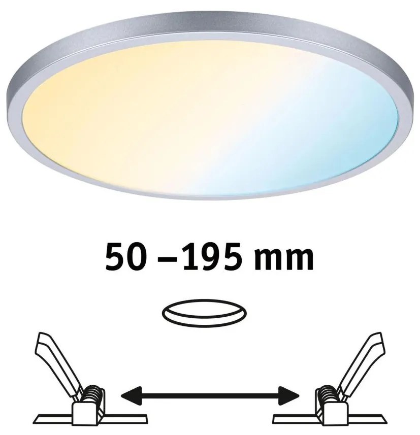 Paulmann 93046 - LED/16W IP44 Kúpeľňové podhľadové svietidlo AREO 230V