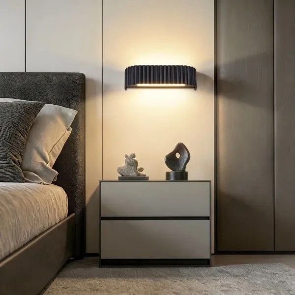 Brilagi - LED nástenné svietidlo FALCON MODERN LED/10W/230V 30 cm 3000/4500/6000K čierna