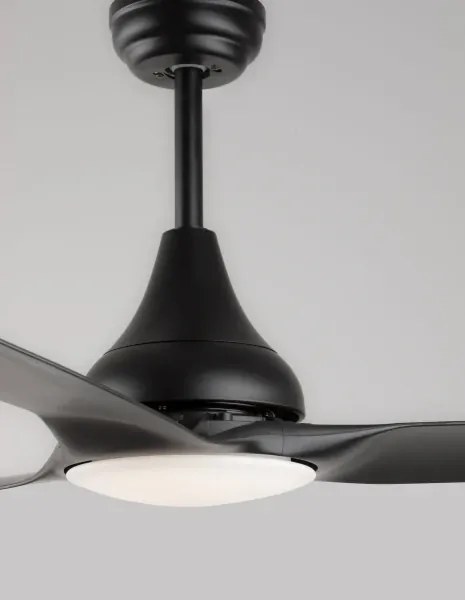 Stropný ventilátor Samoa 12.2 čierne s diaľkovým ovládaním