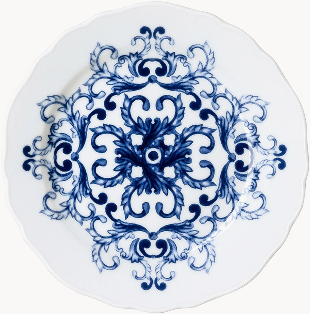 Porcelánové dezertné tanieriky True Blue, 6 ks