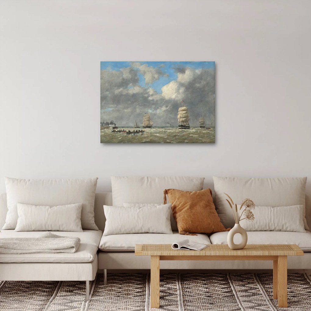Obraz - Eugène Boudin, Le Havre, reprodukcia (70x50 cm)