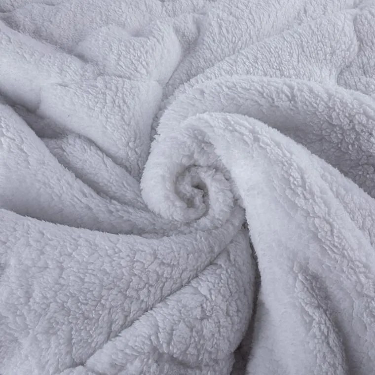 Prešívaná baránková súprava INVERNO béžová 2 ks